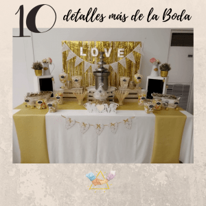 10 detalles más de la boda